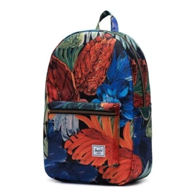 Herschel Supply Settlement Watercolor Blue Floral Backpack - Retired Color - Image 1 of 4