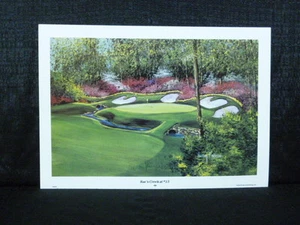 Litografía L/E de golf Nancy Raborn Hole 13 Raes Creek Masters Augusta - Imagen 1 de 3