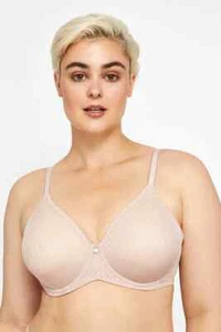 Berlei YY8M Lift And Shape T-Shirt Underwire Bra Non Padded 'Nude' Mesh 12C  - Bild 1 von 3