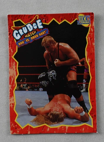 Owen Hart HHH Jakks Pacific WWF Wrestling Action Figure 2 pack Trading Card Cover