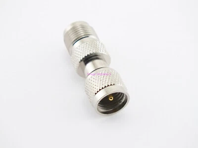 Coax Adapter Mini-UHF Male to TNC Female RF Connector - USA Ham Seller - Image 1 of 2