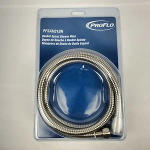 PROFLO PFSAH01 60" to 82" Metal Hand Shower Hose Extra Long - Nickel - Picture 1 of 4