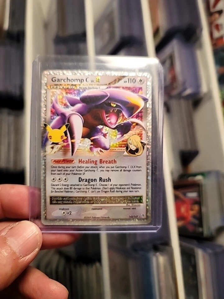 Pokémon TCG Garchomp C LV.X Celebrations: Classic Collection 145/147 Holo  - Image 1 of 1