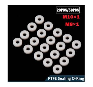 M8 M10 Air Seal Washer PTFE Sealing O-Ring Gasket Pneumatics High Pressure Gauge