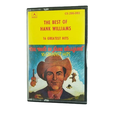 Hank Williams - The Best of Hank Williams - 16 Greatest Hits Cassette Tape, VGC - Image 1 of 3