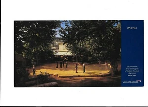 Vintage Airline Menu BRITISH AIRWAYS World Traveler Lunch & Tea Menu 1997 - Picture 1 of 2