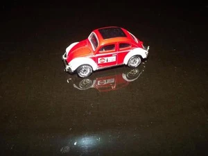 MATCHBOX 1998 1962 VOLKSWAGEN BEETLE WITH REAL RUBBER TIRES AND COCA-COLA LOGOS! - Picture 1 of 4