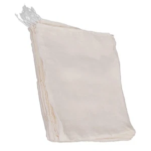 10 Pcs Nut-milk Bag Tea Filter Bags Cotton Strainer Fine Mesh Coffee Filters - Picture 1 of 10