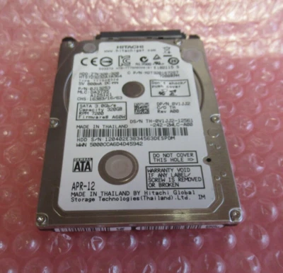 Hitachi HTS723232A7A364 Travelstar Z7K320-320 320GB 7200RPM 16MB 2.5" Hard Drive - Image 1 of 4