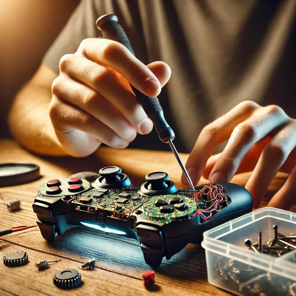 Stick Drift Playstation 5 4 FIX Reparatur Umbau HALL Effect Sticks PS5 , PS4 - Bild 1 von 1