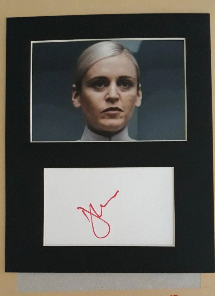 DENISE GOUGH AUTOGRAPH SIGNED CARD **6"  X 4" ** PHOTO (STAR WARS / ANDOR )  55 - Image 1 of 1