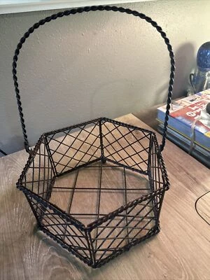 Versatile Wire Basket With Handle - Image 1 of 2