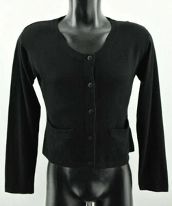 MASAI Clothing Women`s Shirt Long Sleeve Round Neck Blouse Black Top size S - Picture 1 of 9