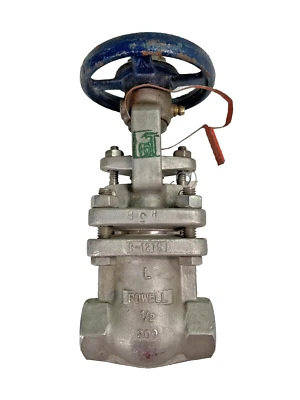 POWELL 2494 Stainless Steel CF3M Gate Valve 1/2" Class 200, 400-WOG, Socket Weld - Image 1 of 4