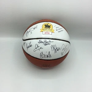 2014 Signed Wooden Award Finalist Spalding Basketball McDermott Bennett Zeller - Picture 1 of 14