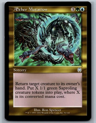 Magic The Gathering Apocalypse Aether Mutation #91/143 MTG TCG CCG - Image 1 of 2