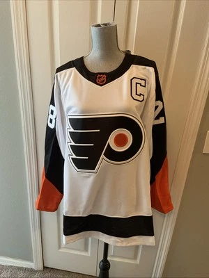 Adidas Authenic NHL Philadelphia Flyers Giroux  Reverse Retro Jersey Size 50 NWT - Image 1 of 4