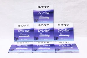 7 pcs. 8cm Mini DVD DVD-RW SONY 1.4Gb 30 min 1-2X for digital camcorder - Imagen 1 de 4