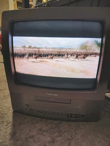 Toshiba MD13N3 13" CRT TV W/ DVD Player, Tested, Works Great! - Picture 1 of 6