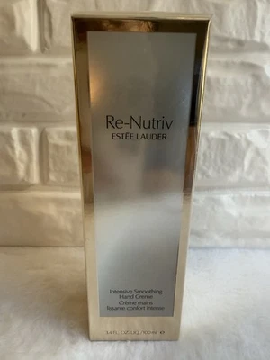 Estee Lauder Re-Nutriv Creme Alisamento Intensivo para Mãos 3,4 oz/100 ml Selado Fresco - Imagem 1 de 4