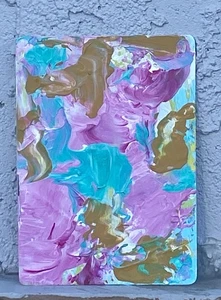 Original Abstract Aceo Art Card - Picture 1 of 5