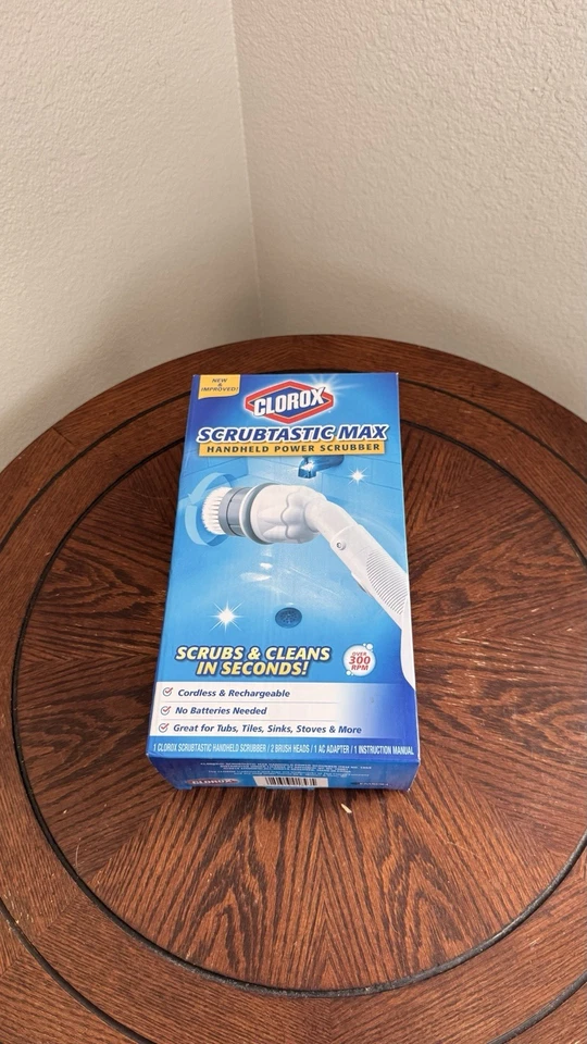 Depuradora eléctrica inalámbrica Clorox Scrubtastic Max - NUEVA en caja Foto 1 de 4