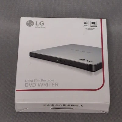 LG Life's Good Slim Portable DVD Writer Silver - New - Image 1 of 4