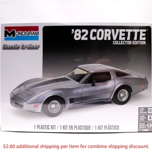 Monogram Revell 1982 Corvette Collector Edition 1:24 Scale Model Car Kit - Picture 1 of 7