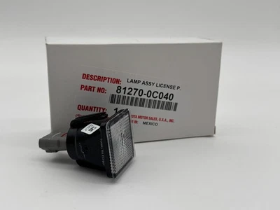 Toyota Tacoma Tundra 2013-2023 License Plate Lamp Assembly Genuine OEM - Image 1 of 4