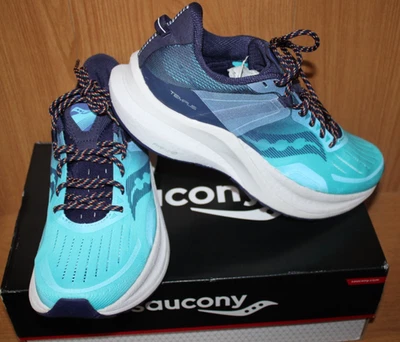 Zapatos para correr Saucony Tempus Night Light azul marino para mujer talla 9 nuevos en caja Foto 1 de 4
