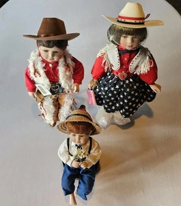 KONVOLUT 3! HERITAGE SIGNATURE RUSTY COWBOY MIT Paradise Coll. Puppe mit Junge Puppe - Bild 1 von 12