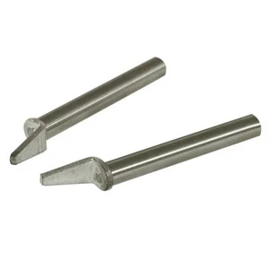 Flat Solder Tips for Aoyue 950 SMD with Pair of 3 x 13 mm Hot Tweezers PCB - Picture 1 of 2