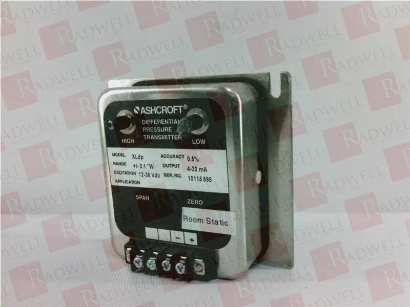 ASHCROFT XLDP-0.5-42-ST-P1IW-XCE / XLDP0542STP1IWXCE (NUEVO EN CAJA) Foto 1 de 1