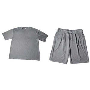 Women's Plus Size XXXL Grey Short Sleeve Sweatshirt & Short Set FREE S&H - Picture 1 of 3