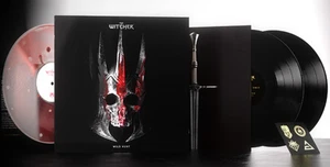 THE WITCHER 3 WILD HUNT Deluxe Vinyl Record Soundtrack 2 Blk + 1 LP Liquid Blood - Picture 1 of 1