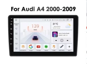 9.0” Android 13 Autoradio for Audi A4 2000-2009 mit Carplay Wi-fi bluetooth - Picture 1 of 7
