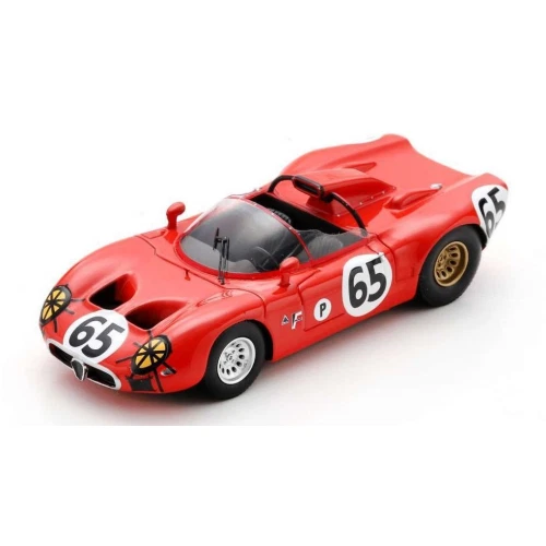 Spark US314 1/43 Alfa Romeo 33 No.65 12H Sebring 1967 A. De Adamich – T. Zeccoli