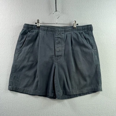 Pantalones Cortos Reyn Spooner De Colección Para Hombre Pequeños Negros Desteñidos Algodón Cordón Foto 1 de 4