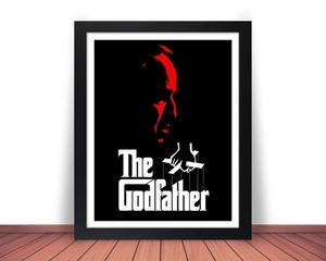 Framed The GODFATHER Marlon Brando Photo Picture MAFIA MOVIE 8x10 or 11x14 (W1) - Picture 1 of 8