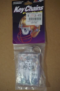 Lizenzierter Schlüsselanhänger Team NFL Fotodatei Minnesota Vikings Randy Moss 1995 versiegelt - Bild 1 von 5