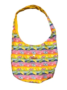 Bolso BOHO Care Bear Hecho a Mano ¡¡¡Excelente Cartera de 3 Bolsillos!!! Nuevo - Imagen 1 de 8