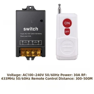 AC 100-240V Switch 30A Remote Control Switch Flexible Device Management - Picture 1 of 14