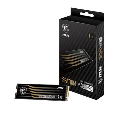MSI SPATIUM M480 Pro PCIe 4.0 NVMe M.2 1TB Built-in SSD High Speed ​​Type S78-44 - Image 1 of 4