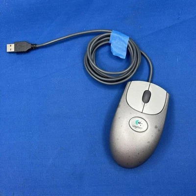 Gris Logitech USB Cableado 2x Ratón Óptico Rueda Modelo M-BJ58 P/N: 830768-0000 Foto 1 de 3