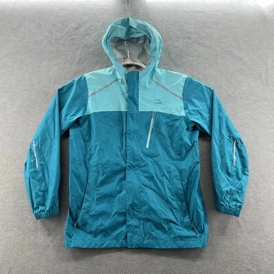 LL BEAN NIÑOS JÓVENES IMPERMEABLE LLUVIA CREMALLERA COMPLETA CHAQUETA CON CAPUCHA TALLA XL (18) Foto 1 de 4