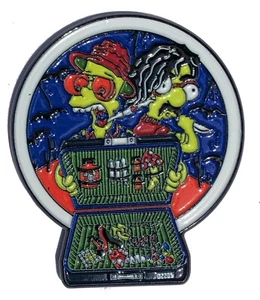 Homer Hunter Thompson Oscar Fear Loathing Vegas Bat Country SOMBRERO ALFILER Broche Solapa - Imagen 1 de 5