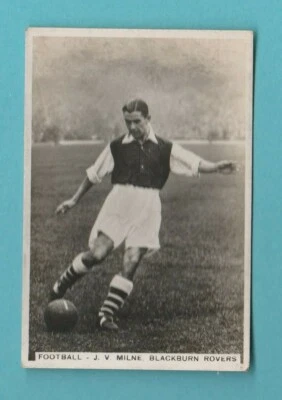 FOOTBALL  -  PATTREIOUEX  -  CARD NO. 7  -  MILNE OF BLACKBURN ROVERS  -  1935 - Image 1 of 2