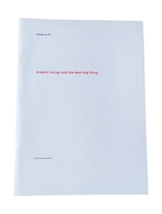 Emigre Magazine Ausgabe #39 – Guter Zustand - Original – Graphic Design Grafik - Bild 1 von 3