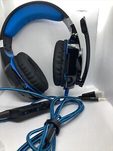 VersionTech G2000 Stereo Gaming Headset for PS4 Xbox One Bass Over-ear - Blue