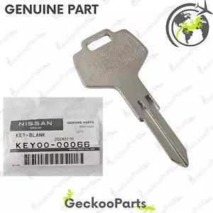 NISSAN GENUINE NEW BLANK METAL MASTER SPARE KEY UNCUT KEY00-00066 KEY0000066 1PC - Picture 1 of 6